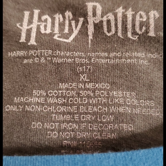 Harry Potter Ravenclaw graphic raglan shirt XL movie merchandise - Picture 3 of 6